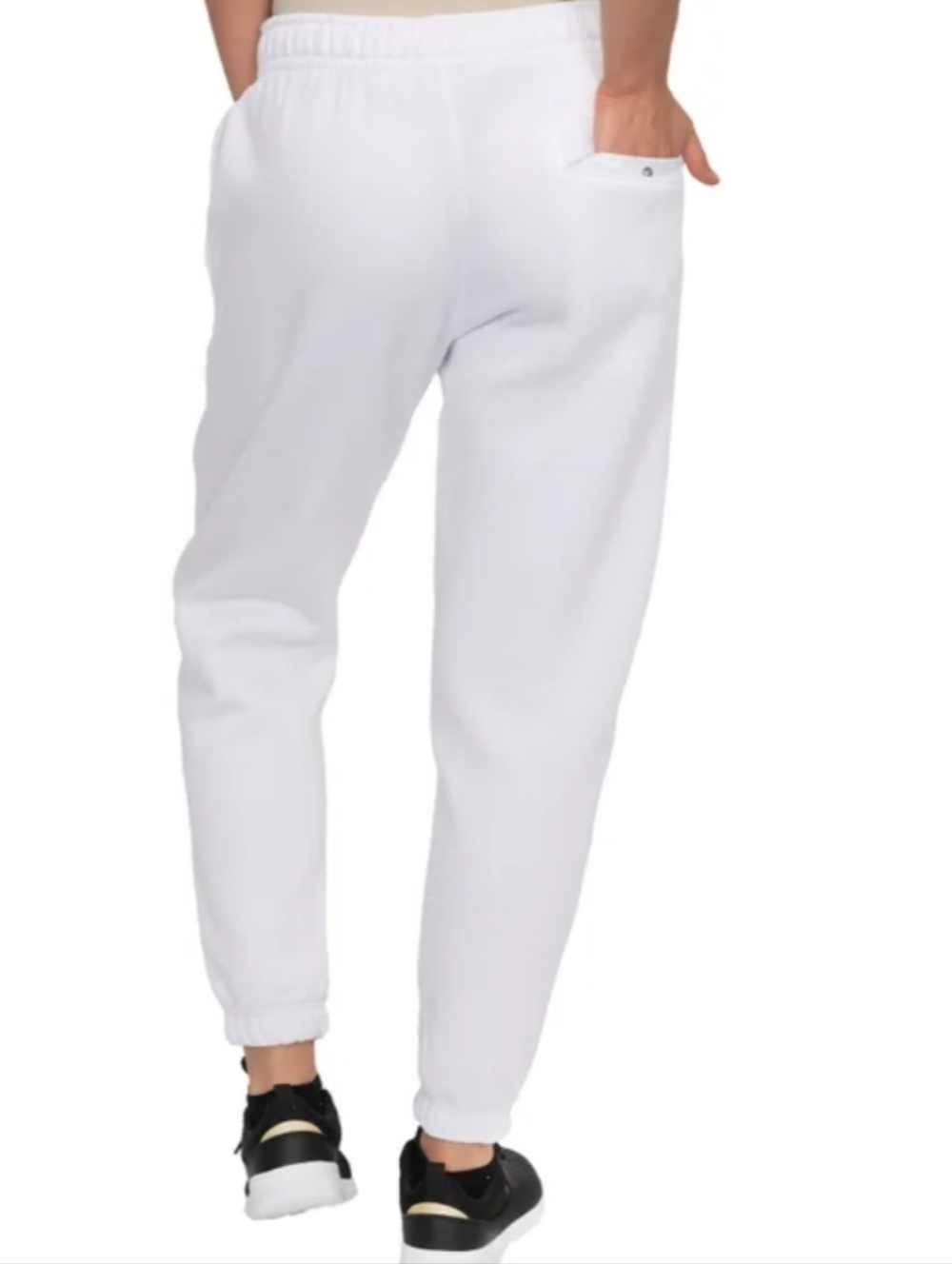 New!!! Nike Women's Girls Fleece Jogger White Cotton Soft Color Size Medium NWT! - Picture 6 of 10